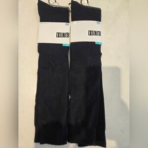 Hue Black Knee Socks Set Of 2 NWT